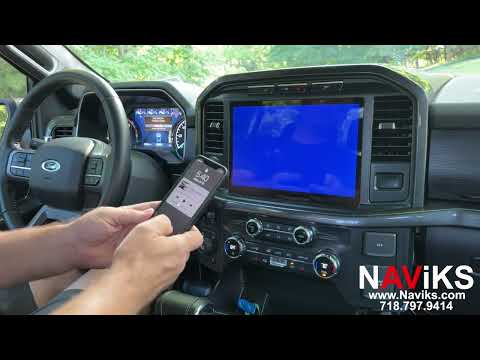 2021+ Ford F150 (SYNC 4) HDMI Video Interface + 4 AHD Camera Inputs: Font, Side and Trailer Cams
