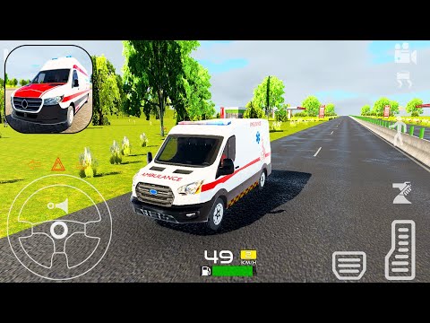 Ambulance Simulator 2021 - Minibus Car Driving Sim - Video Gameplay (Android, iOS)