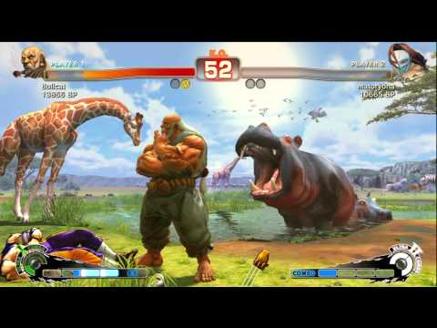 Bullcat [Gouken] vs matoryona [Vega] SSF4 Japanese Online Ranked Matches - TRUE-HD
