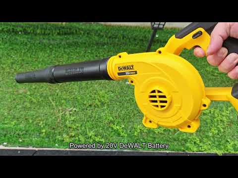 DeWALT 20V Blower 100 CFM Review Demo: Model DCE100