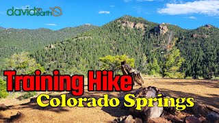 Training hike in the Colorado front range
