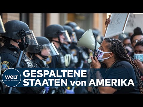 WELT THEMA: Heftige Proteste und Unruhen in den USA - Trump agiert hilflos