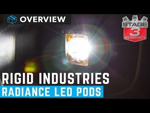 Rigid Industries Radiance Series Amber Back-Light LED Pod Overview