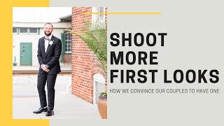 How We Get Our Couples To Share in a 1st Look!