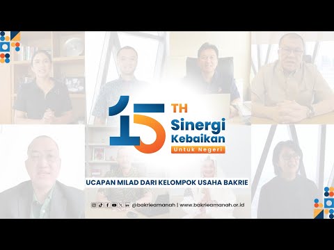 Thumbnail video: Ucapan Selamat Milad ke-15 dari Kelompok Usaha Bakrie untuk Bakrie Amanah