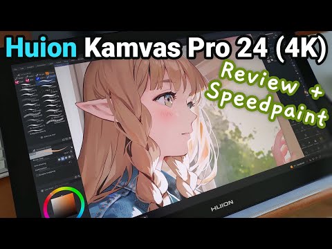Planšetė Huion Kamvas Pro 24 (4K) video