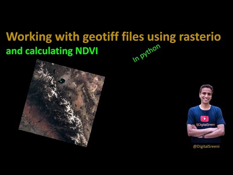 201 - Working with geotiff files using rasterio in python (also quick demo of NDVI calculation)