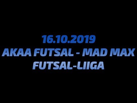 16.10.2019 Akaa Futsal - Mad Max Futsal-Liiga