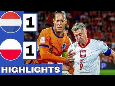 Poland vs Netherlands | World Cup 2026 Qualifiers UEFA | Full Match Tactical Cam