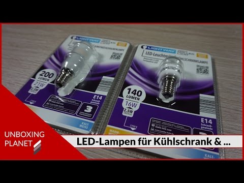 LED-Lampen für Kühlschrank und Dunstabzug - Unboxing Video