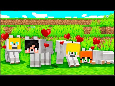 Vida de CACHORRO no Minecraft!