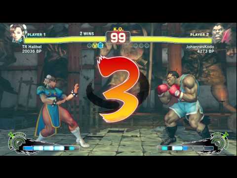 SSF4: JohannesKodo [Boxer] VS TR Halibel [Chun-Li] - 3 Matches