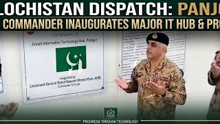 Corps Commander Balochistan Inaugurates Major Development Projects in Panjgur