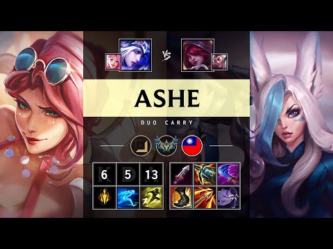 Ashe ADC vs Xayah - TW Challenger Patch 25.19