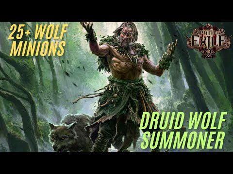 CRAZY 25+ WOLF MINIONS - Druid Summoner Build - Path of Exile 2