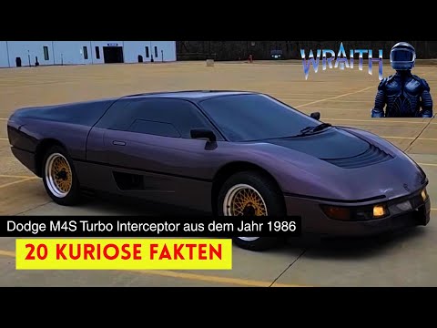 20 Verrückte Fakten Über Den Dodge M4S Turbo Interceptor Aus The Wraith (1986)