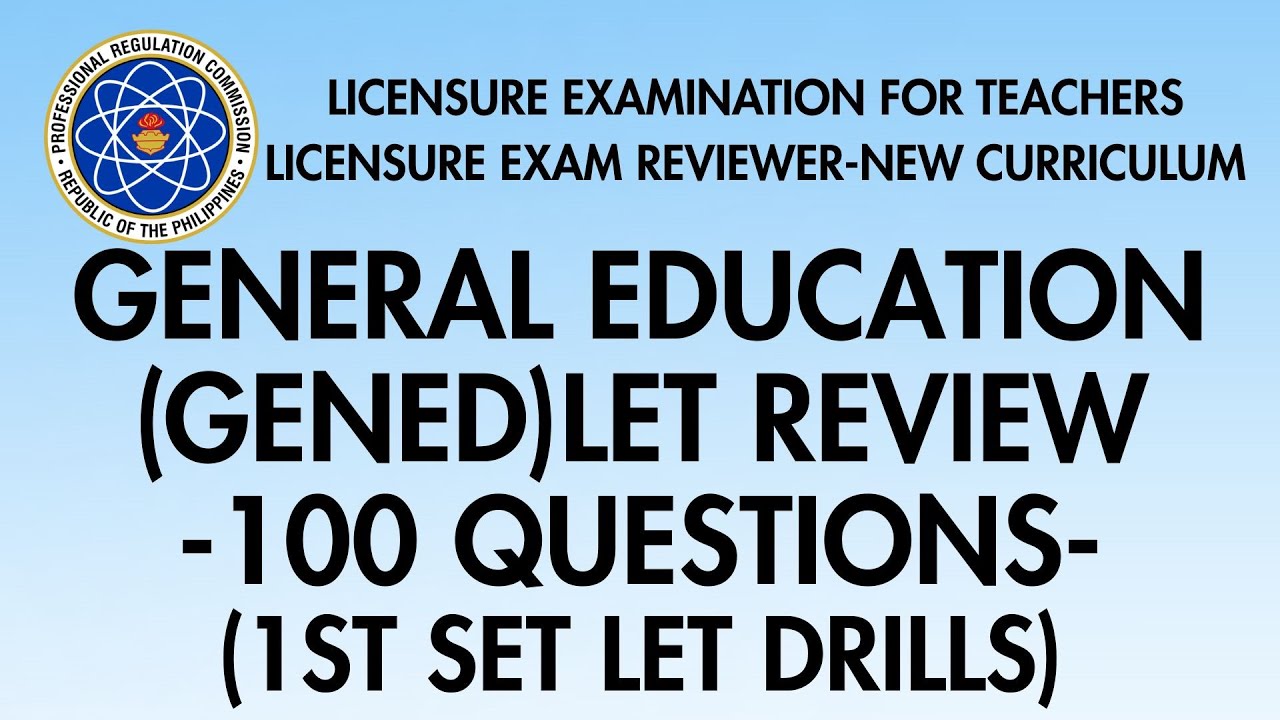 BLEPT Reviewer 2026: General Education (GenEd) – 100 Questions | 1st Set | BLEPT Drills