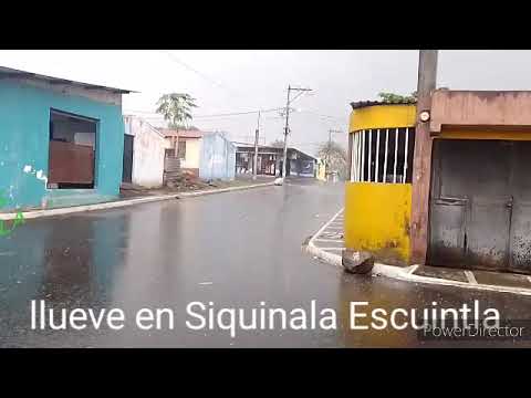 Inicia lluvia en Siquinala, Escuintla Guatemala