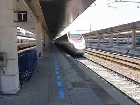 FRECCIARGENTO arriving Stazione di Venezia Santa Lucia