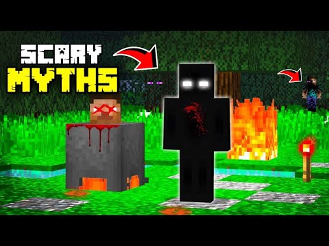 Testing Scary Minecraft Myths To see if they are Actually Real !!!