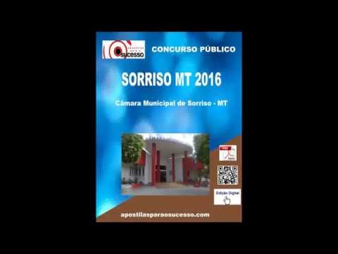 Apostila Câmara Municipal de Sorriso MT 2016 Controlador Interno