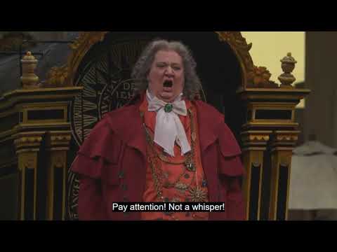 Udite, udite, oh, rustici, de l'Elisir d'amore, con Ambrogio Maestri.