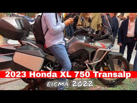 2023 Honda XL 750 Transalp Wallaround EICMA 2022 Fiera Milano Rho