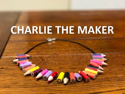 Colored Pencil Necklace