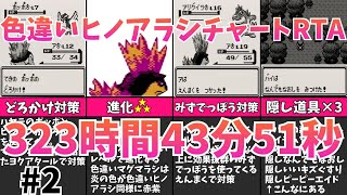 【3倍速RTA】ポケモンクリスタル 色違いヒノアラシチャート レッド撃破323時間43分51秒 part2