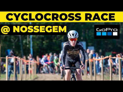 CYCLOCROSS RACE @ NOSSEGEM (BELGIUM) - U17 - GoPro LAP on board BIKE - catch up race !