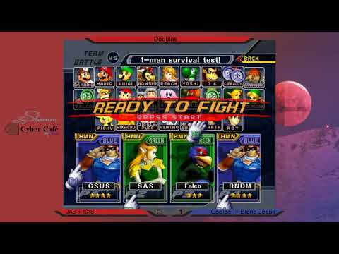 Cafe Melee 10 Doubles - JAS + SAS vs Coolper + Blond Jesus