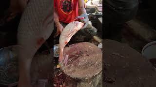 Amazing Big Tilapia Fish Cutting Skills In South Asian Fish Market  #fishcuttingskill