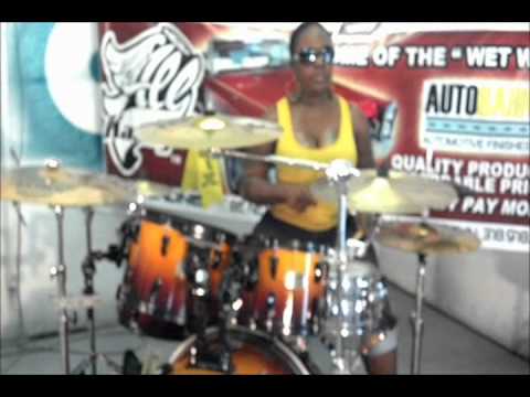 KIRKO BANGZ  (DRANK IN MY CUP)  DRUM COVER with MIA