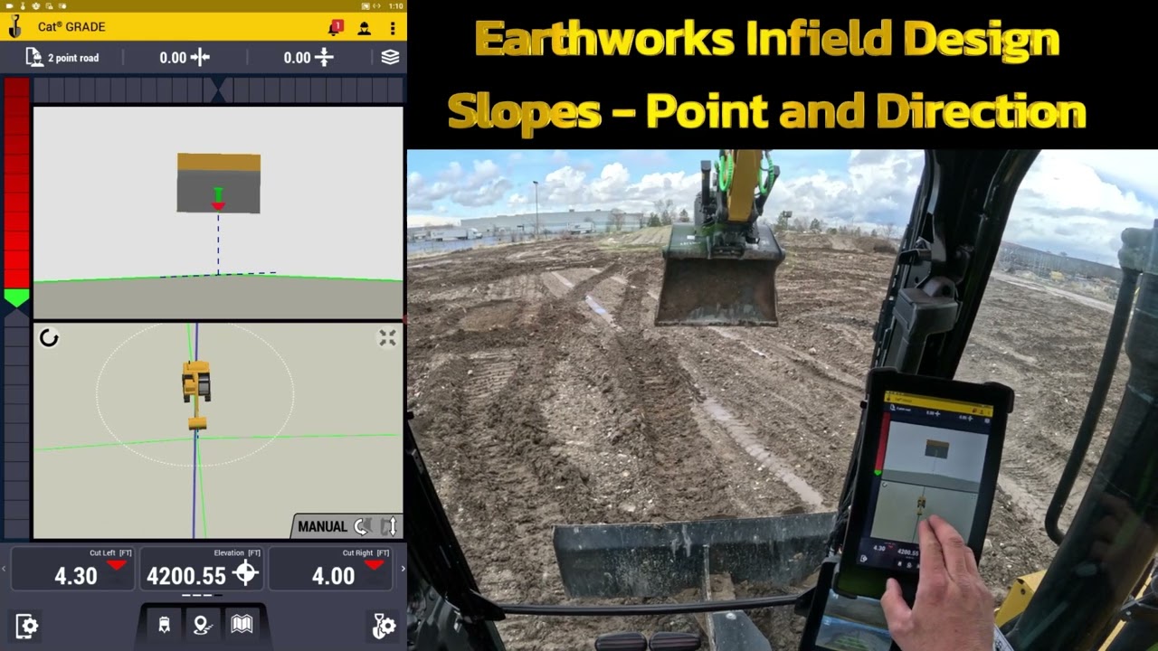 Infield Design Slopes and Point and Direction