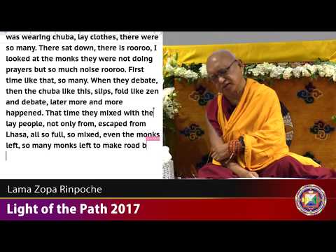 20170915 1930 LZR LOP KC, USA - Meeting Lama Yeshe and other Lamas. Story of Buxa