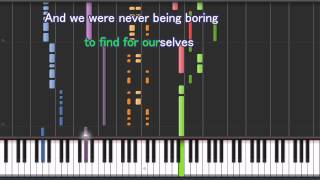 Being Boring on Synthesia - Karaoke - Lyrics