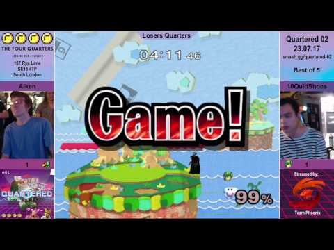 Quartered 2 - Singles - Losers Quarters - Aiken vs 10QuidShoes