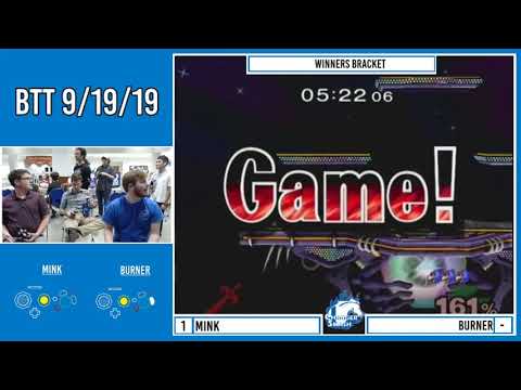 BTT 9/19/19 Melee Singles: WR1, Mink (Marth) vs Burner (Falco)