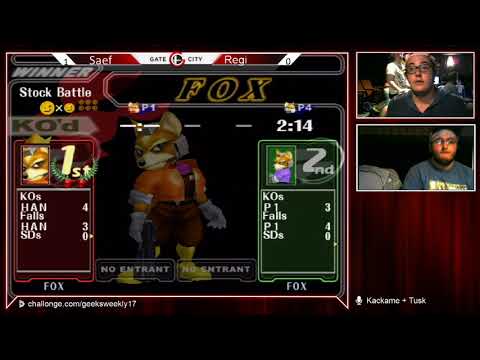Geeksboro Melee Weekly 17 - Saef vs Regi
