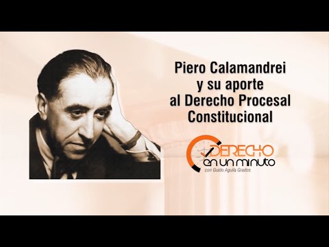 Piero Calamandrei y su aporte al Derecho Procesal Constitucional - DE1M #403