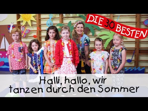 👩🏼 Halli, hallo, wir tanzen durch den Sommer - Singen, Tanzen und Bewegen || Kinderlieder