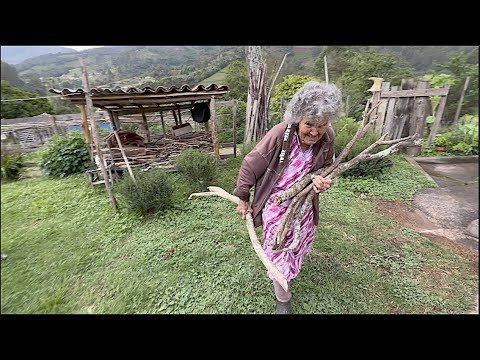 AOS 85 ANOS,  DONA MARIA SE TRATA COM REMÉDIO DE MATO - VIRGÍNIA MG