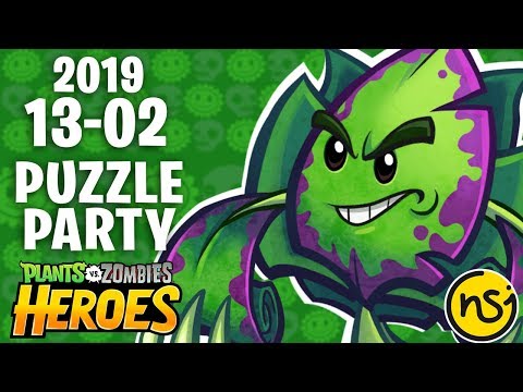 Fiesta de Puzzles (13/02/19) | PvZ Heroes | Reto Diario
