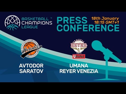 Avtodor Saratov v Umana Reyer Venezia - Press Conference - Basketball Champions League