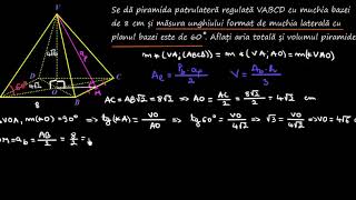 Piramida patrulateră regulată (aplicații)