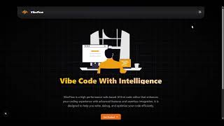 VibeFlow – Web-Based Vibe Code Editor | Project Demo