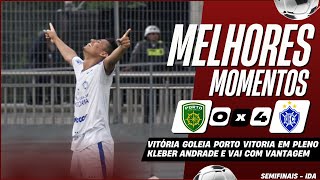PORTO VITÓRIA 0 x 4 VITÓRIA | MELHORES MOMENTOS | SEMIFINAL - IDA | CAMPEONATO CAPIXABA 2026