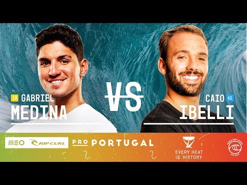 Gabriel Medina vs. Caio Ibelli - Round of 16, Heat 5 - MEO Rip Curl Pro Portugal 2019