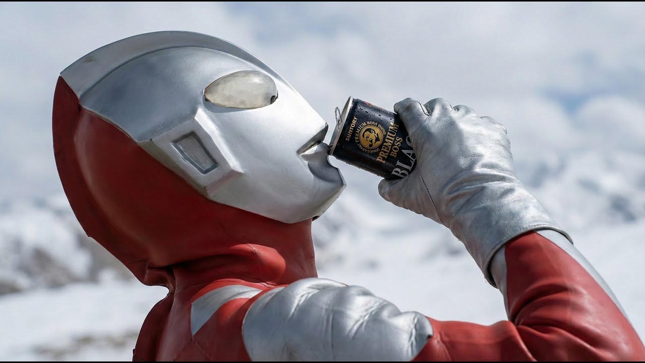 Land of Light — Boss Coffee × Ultraman still