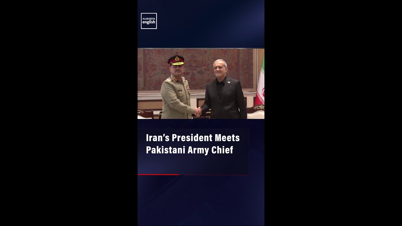 Video | Iran’s President Meets Pakistani Army Chief